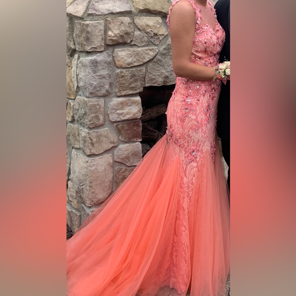 Rachel Allan Prom Dress Size 8. Worn one time and in perfect condition.